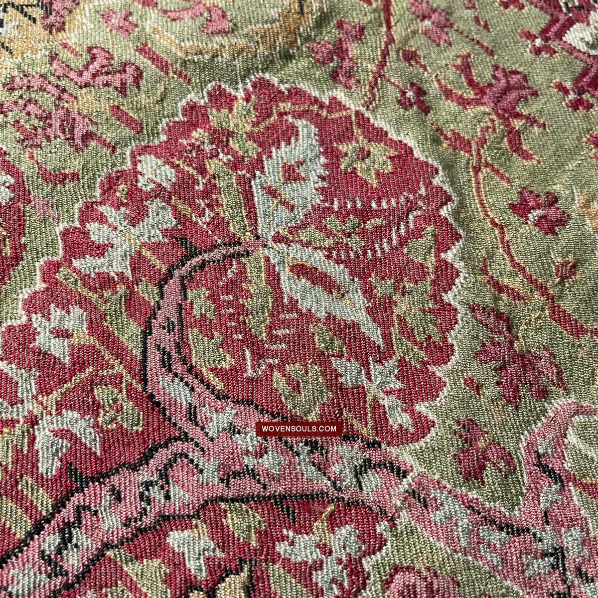 1472 Antique Kashmir Pashmina Moon Shawl-WOVENSOULS Antique Textiles & Art Gallery