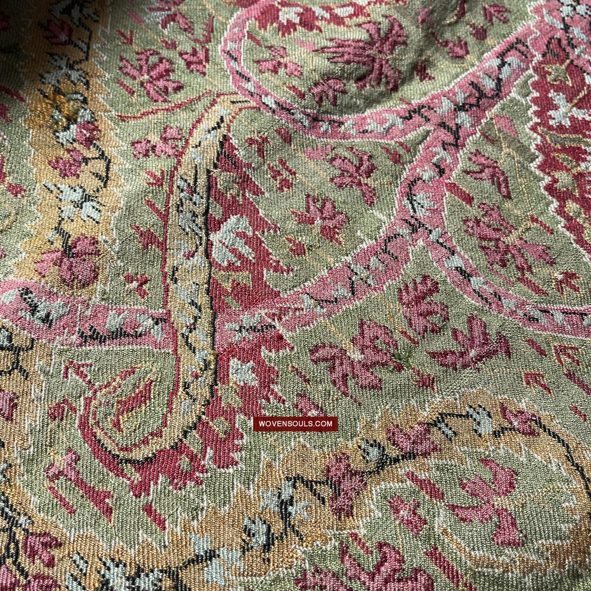 1472 Antique Kashmir Pashmina Moon Shawl-WOVENSOULS Antique Textiles & Art Gallery