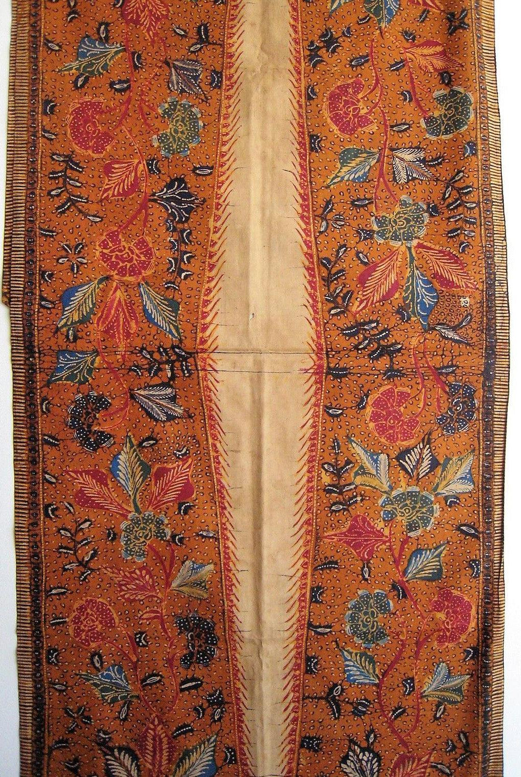 1296 Antique Batik Tulis Tiga Negeri Kemben Textile-WOVENSOULS Antique Textiles & Art Gallery
