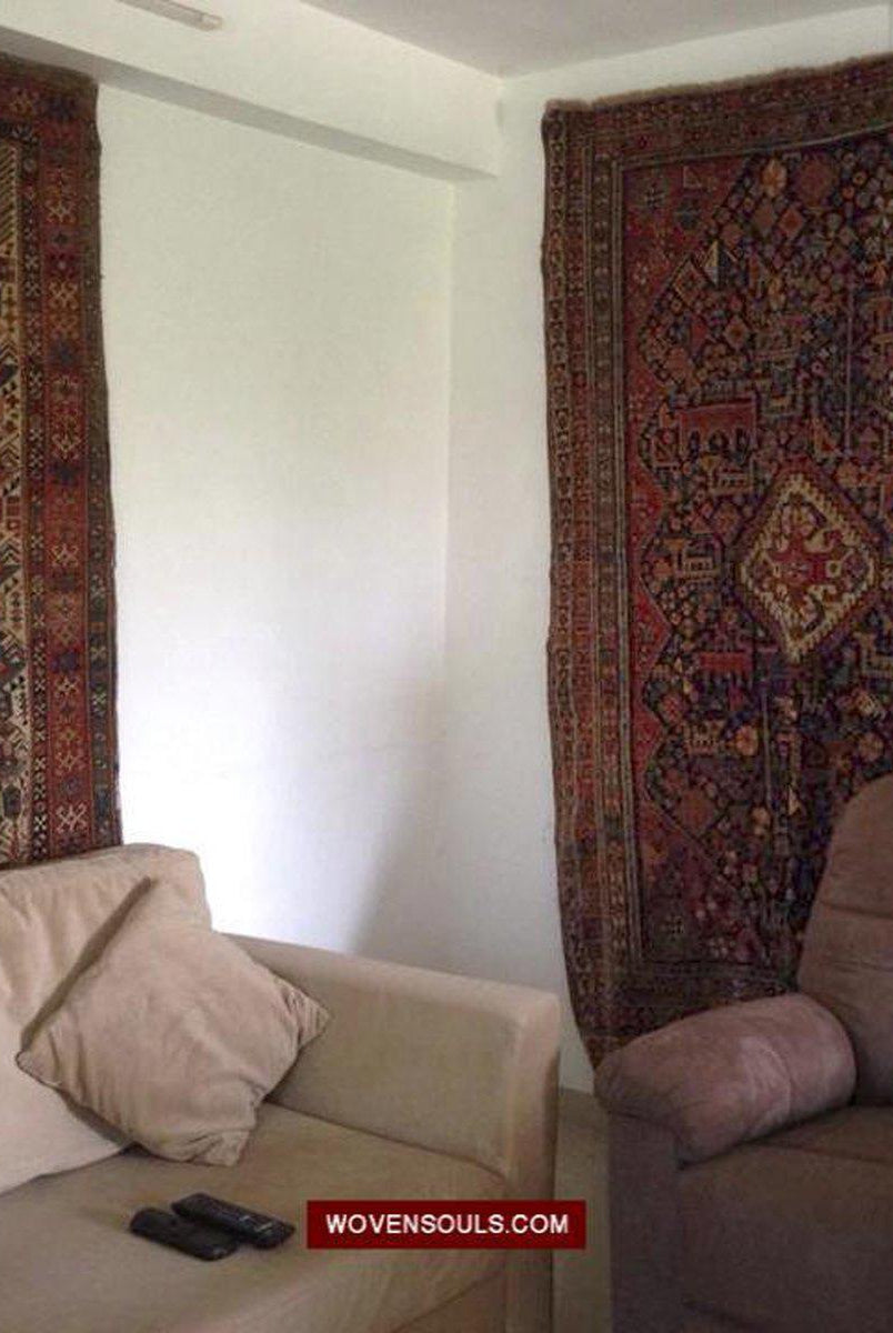 Decorating Idea - Rugs as Wall Hangings-WOVENSOULS-Antique-Vintage-Textiles-Art-Decor