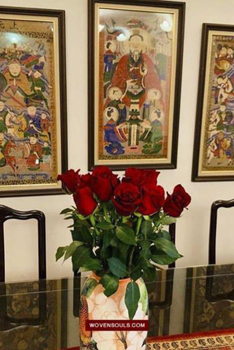 Decorating Idea - Yao Paintings-WOVENSOULS-Antique-Vintage-Textiles-Art-Decor