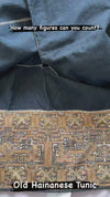 1617 Museum-Quality Old Chinese Hainan Ethnic Minority Woven Tunic
