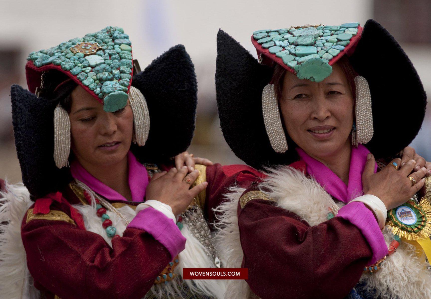 Portraits from Ladakh-WOVENSOULS-Antique-Vintage-Textiles-Art-Decor