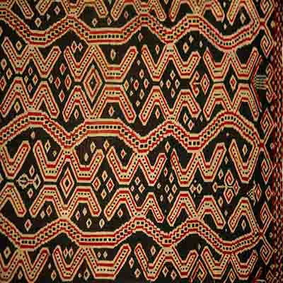 Textiles de Dayak antique