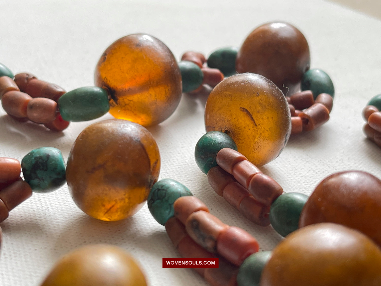 Antique Amber-WOVENSOULS Antique Textiles Decorative Art