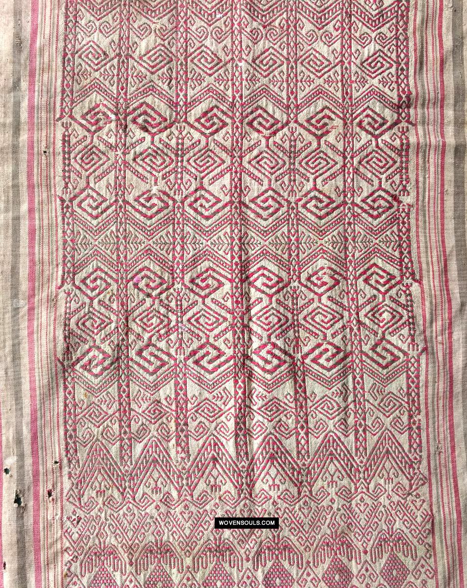 1810 Antique Dayak Pua Pilih Kantuk Textile Borneo-WOVENSOULS Antique Textiles &amp; Art Gallery