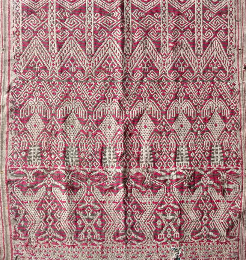 1810 Antique Dayak Pua Pilih Kantuk Textile Borneo-WOVENSOULS Antique Textiles &amp; Art Gallery