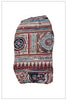 1895 Antique Indian Trade Textile  Hand-Drawn Kalamkari Toraja Fragment