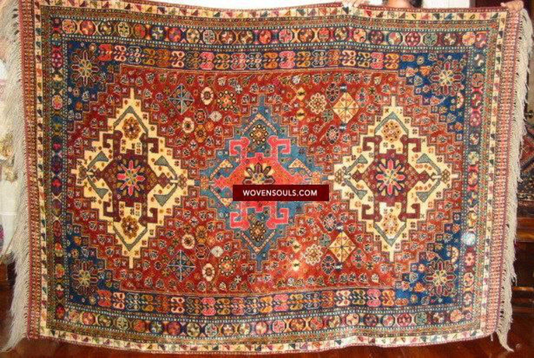 1001 Antique Qashqai Dowry Rug - NFS-WOVENSOULS-Antique-Vintage-Textiles-Art-Decor