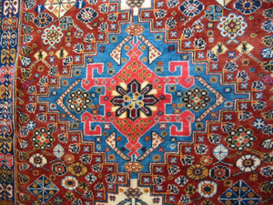 1001 alfombra de dote de Qashqai 1001 con lana sedosa