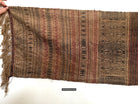 1032 Antique Batak Shaman Head Cloth - WOVENSOULS Antique Vintage Art Interior Decor