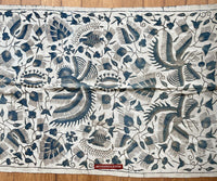 1033 Antique Java Batik Art on Silk Shawl - WOVENSOULS Antique Textiles ...