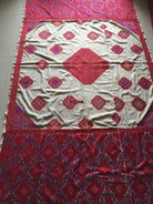 1065 Stunning Antique Weddding Shawl Textile with Embroidery from Swat Valley-WOVENSOULS-Antique-Vintage-Textiles-Art-Decor