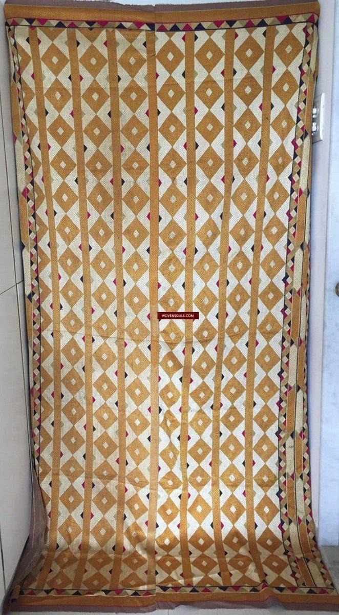 1071 Old Meenakari Vari da Bagh Phulkari-WOVENSOULS-Antique-Vintage-Textiles-Art-Decor