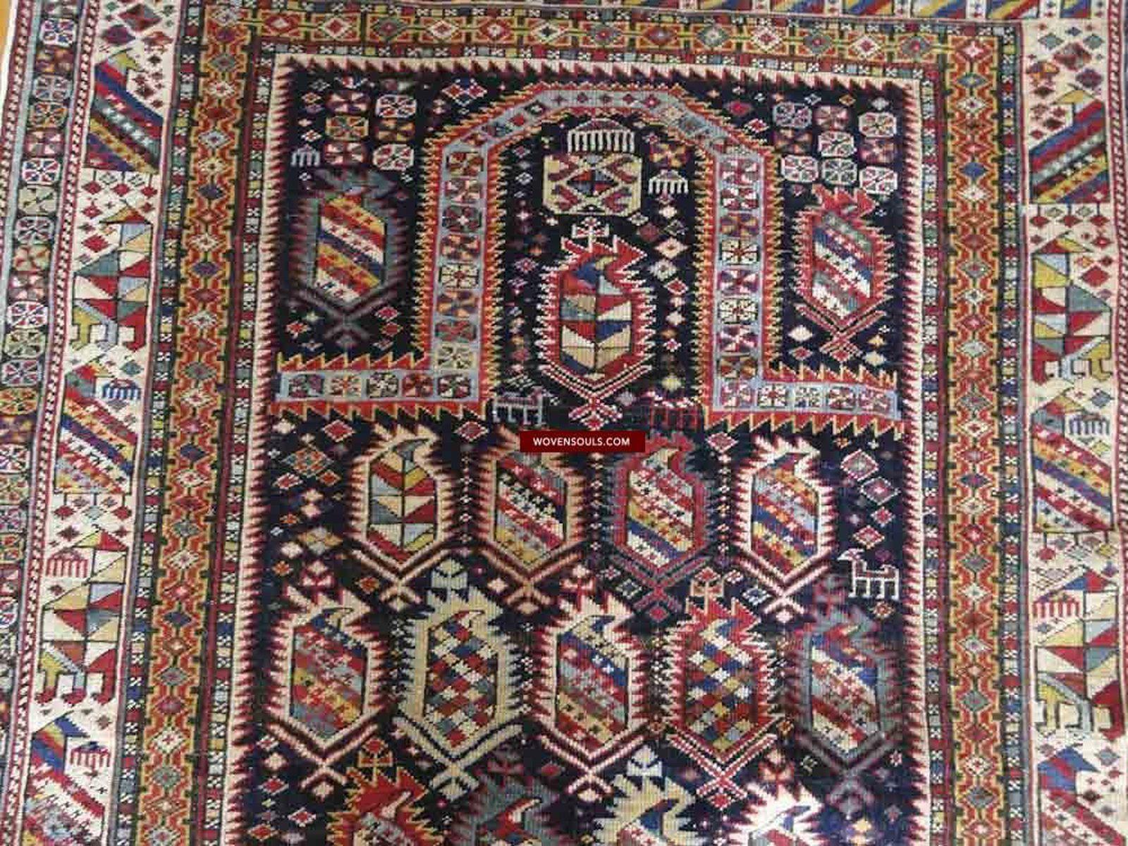 110 Antique Shirvan Prayer Rug Wall Art - Gallery-2-WOVENSOULS-Antique-Vintage-Textiles-Art-Decor