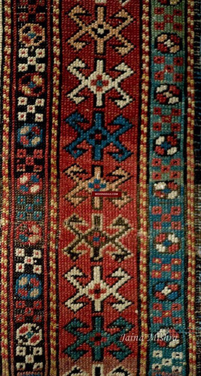 111 White Field Shirvan Prayer Rug - Gallery-2-WOVENSOULS-Antique-Vintage-Textiles-Art-Decor