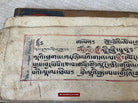 1139 Antique Tibetan Buddhist Manuscript with Covers-WOVENSOULS-Antique-Vintage-Textiles-Art-Decor