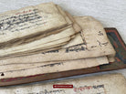 1139 Antique Tibetan Buddhist Manuscript with Covers-WOVENSOULS-Antique-Vintage-Textiles-Art-Decor