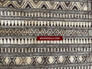 114 SOLD Undyed Wool Rug-WOVENSOULS-Antique-Vintage-Textiles-Art-Decor