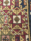 115 Antique Star Lattice Gendge Rug - Gallery-2-WOVENSOULS Antique Textiles &amp; Art Gallery