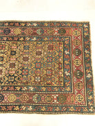 115 Antique Star Lattice Gendge Rug - Gallery-2-WOVENSOULS Antique Textiles &amp; Art Gallery