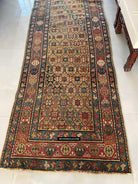 115 Antique Star Lattice Gendge Rug - Gallery-2-WOVENSOULS Antique Textiles &amp; Art Gallery