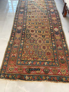 115 Antique Star Lattice Gendge Rug - Gallery-2-WOVENSOULS Antique Textiles &amp; Art Gallery