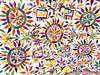1170 Textile vintage pour le panneau de broderie de décoration Gujarat