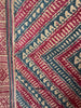 1229 châle tissé du textile bhoutan antique