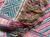 1229 châle tissé du textile bhoutan antique