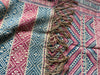 1229 châle tissé du textile bhoutan antique