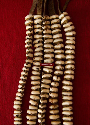 124 Antique Tibetan Nomadic Belt Cowrie Shell Ornament Jewelry - SOLD-WOVENSOULS-Antique-Vintage-Textiles-Art-Decor
