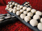 125 Antique Tibetan Nomad's White Coral Belt-WOVENSOULS-Antique-Vintage-Textiles-Art-Decor