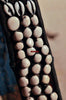 125 Antique Tibetan Nomad's White Coral Belt-WOVENSOULS-Antique-Vintage-Textiles-Art-Decor