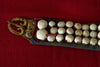 125 Antique Tibetan Nomad's White Coral Belt-WOVENSOULS-Antique-Vintage-Textiles-Art-Decor