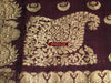 130 SOLD Old Banarasi Sari with Precious metal content in Zari-WOVENSOULS-Antique-Vintage-Textiles-Art-Decor