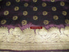 130 SOLD Old Banarasi Sari with Precious metal content in Zari-WOVENSOULS-Antique-Vintage-Textiles-Art-Decor
