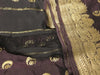 130 SOLD Old Banarasi Sari with Precious metal content in Zari-WOVENSOULS-Antique-Vintage-Textiles-Art-Decor