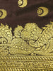 130 SOLD Old Banarasi Sari with Precious metal content in Zari-WOVENSOULS-Antique-Vintage-Textiles-Art-Decor