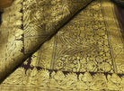 130 SOLD Old Banarasi Sari with Precious metal content in Zari-WOVENSOULS-Antique-Vintage-Textiles-Art-Decor