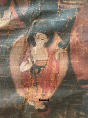 1314 - Thangka tibetana antico