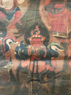 1314 - antiker tibetischer Thangka