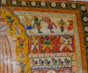 133 Large Old Jagannath Pattachitra Puri Pilgirm's Painting Jatripatti Orissa-WOVENSOULS-Antique-Vintage-Textiles-Art-Decor