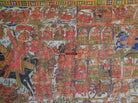 135 Complete Antique Pabuji ki Phad Painting-WOVENSOULS-Antique-Vintage-Textiles-Art-Decor