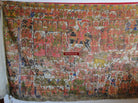 135 Complete Antique Pabuji ki Phad Painting-WOVENSOULS-Antique-Vintage-Textiles-Art-Decor