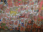 135 Complete Antique Pabuji ki Phad Painting-WOVENSOULS-Antique-Vintage-Textiles-Art-Decor