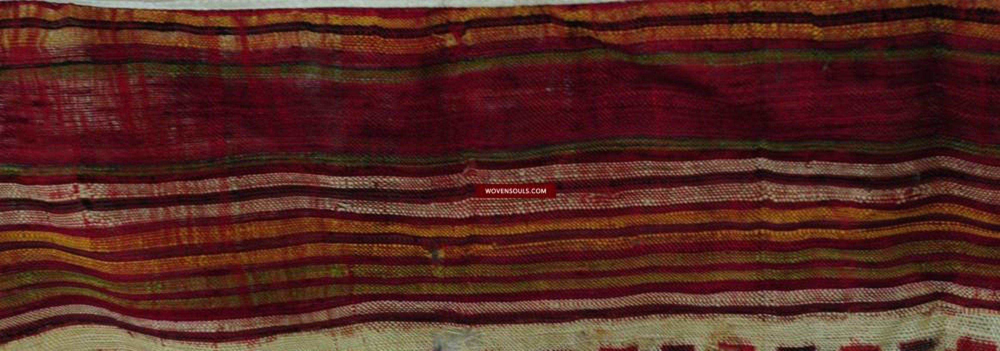 137 SOLD Old Weaver's Heirloom Patan Patola Double Ikat Sari Fragment - A-WOVENSOULS-Antique-Vintage-Textiles-Art-Decor