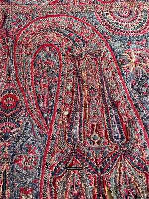 1393 Fragment de châle de pashmina du Cachemire antique