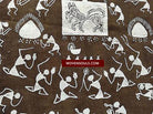 143 SOLD Rare Warli Painting on Cow Dung base-WOVENSOULS-Antique-Vintage-Textiles-Art-Decor