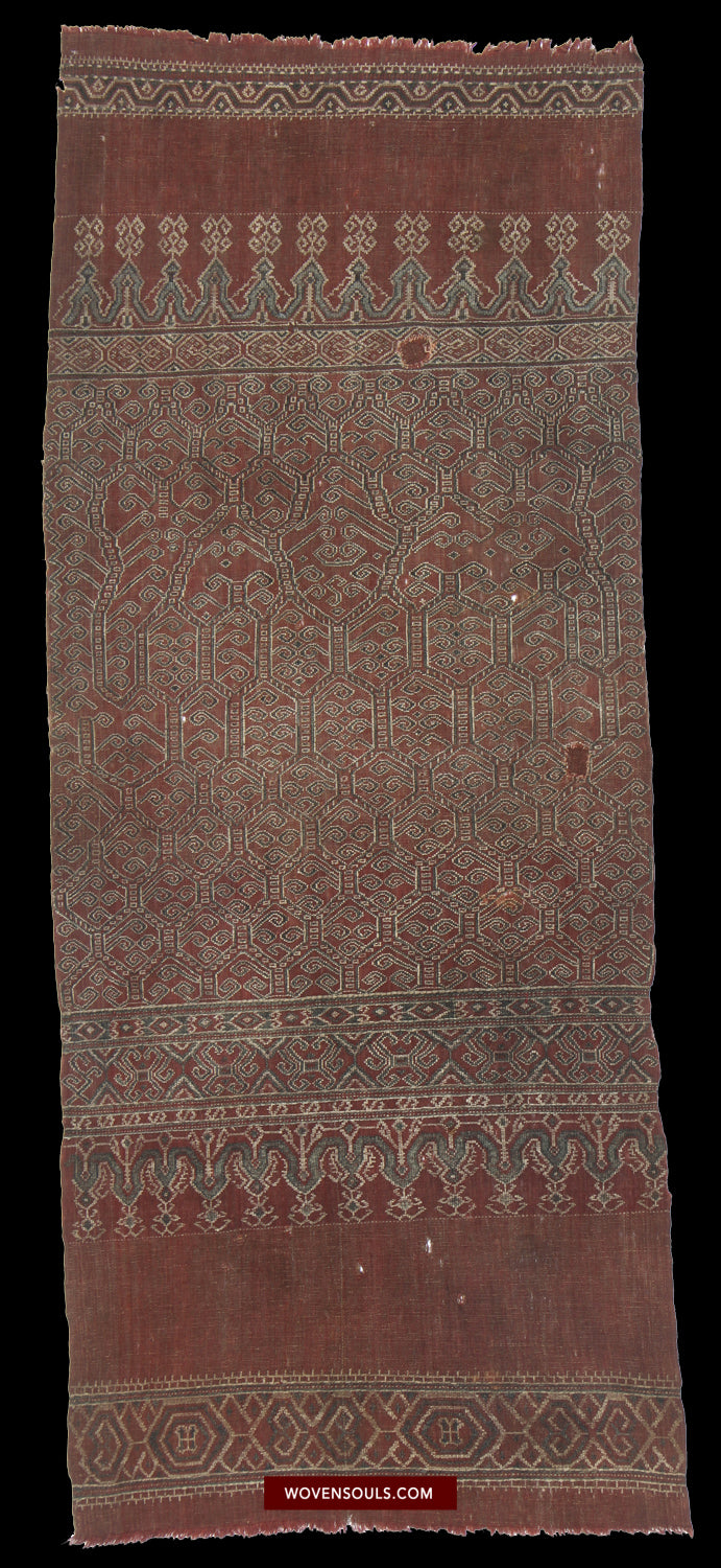1445 Antique Iban Pua Sungkit Singkit Textile